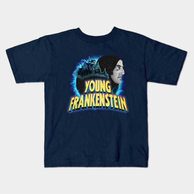 Young Frankenstein Kids T-Shirt by Pittih